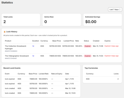 Oton Currency Locker — price rounding rules